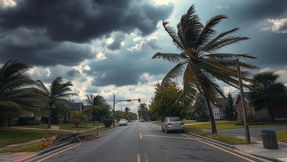 Storm på lugna gatan