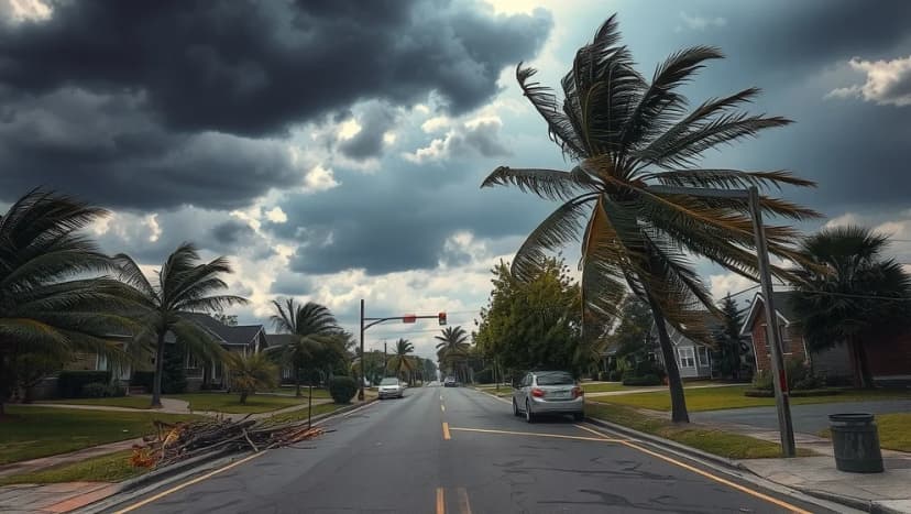 Storm på lugna gatan